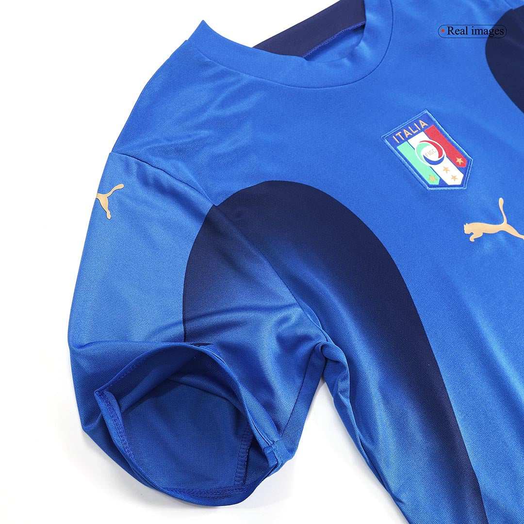 Retro 2006 Italy Home  Soccer Jersey Authentic Kit