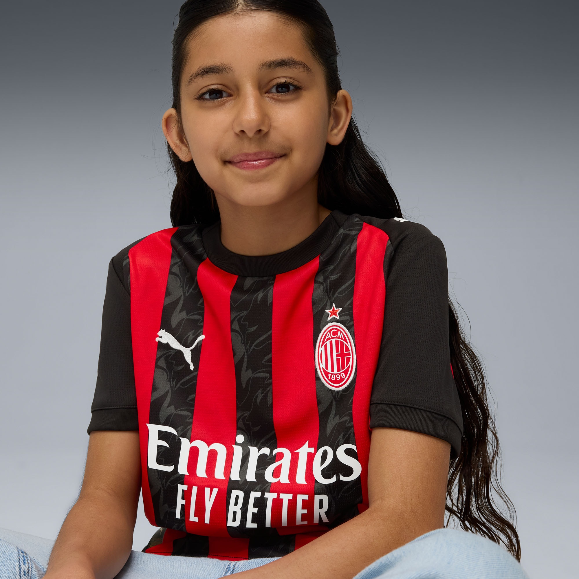 [SJH] AC Milan Youth 2025/26 Home Replica Jersey - Red
