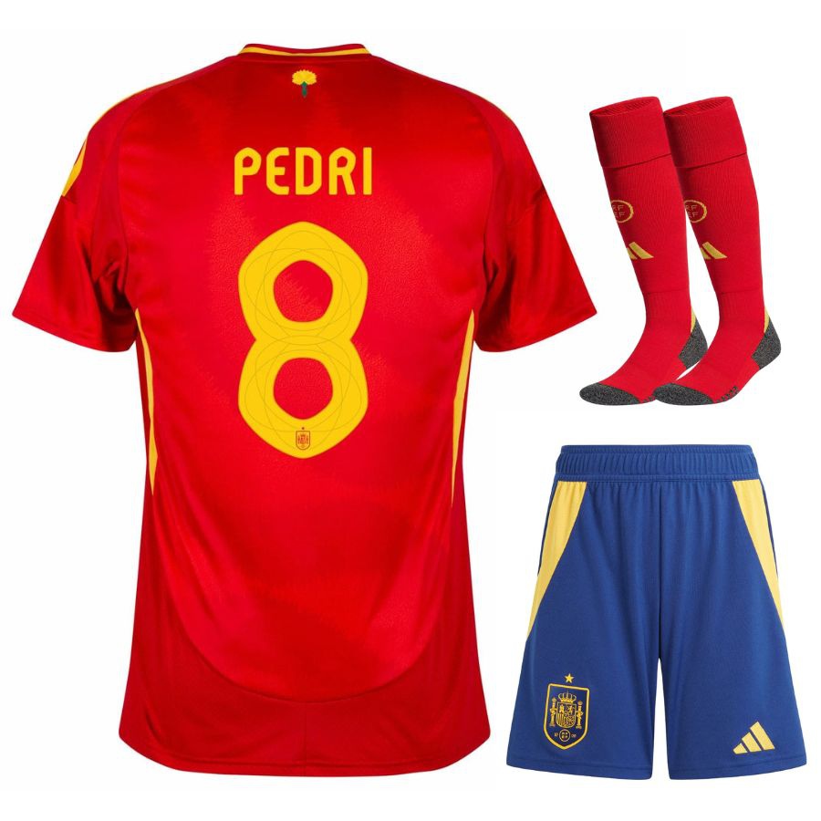 [HP] Spain Home Kit Kids Jersey 2024 2025 Pedri