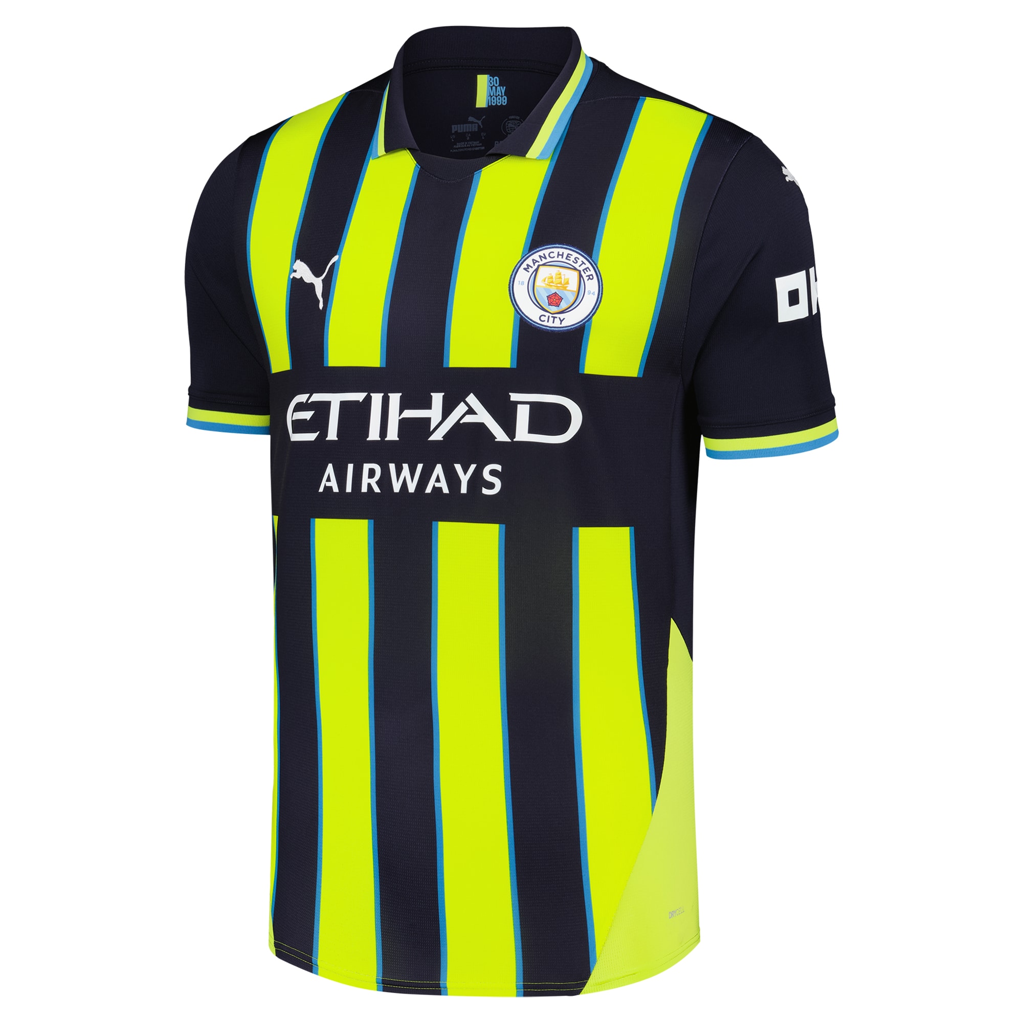 [SJH] Kevin De Bruyne #17 Manchester City 2024/25 Away Replica Player Jersey - Navy