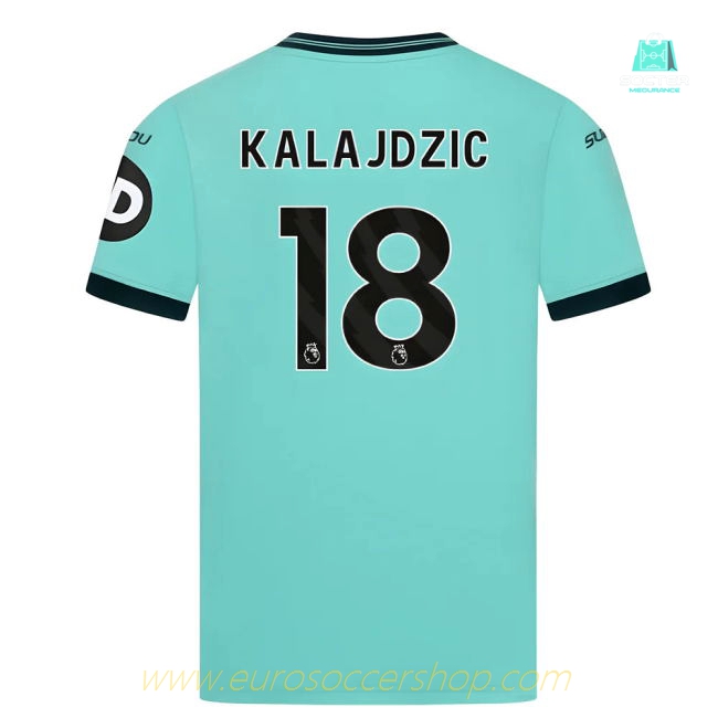 2025-2026 Wolves Away Shirt (Kids) (Kalajdzic 18)