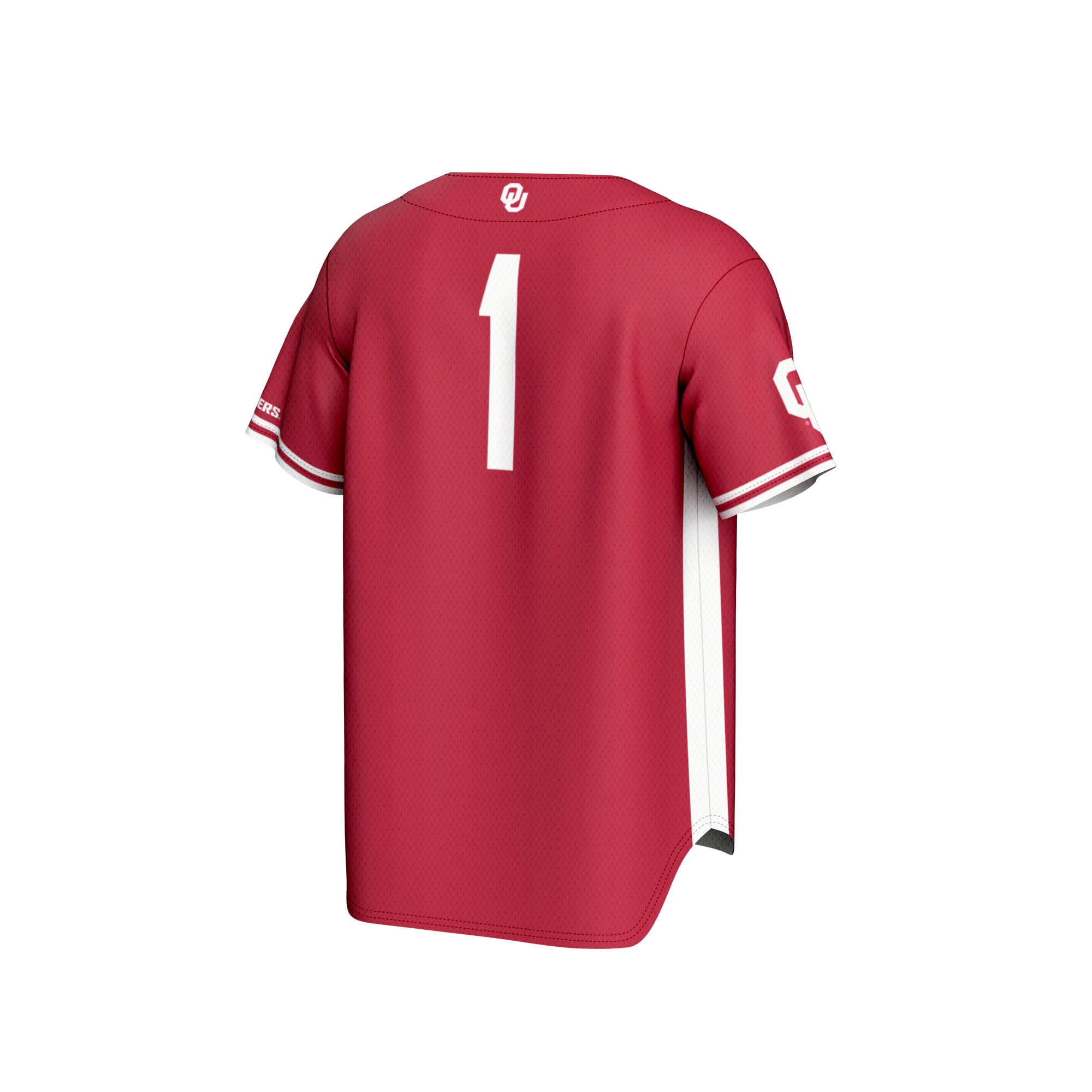 [NJP] Oklahoma Sooners GameDay Greats Lightweight Baseball Jersey - Crimson