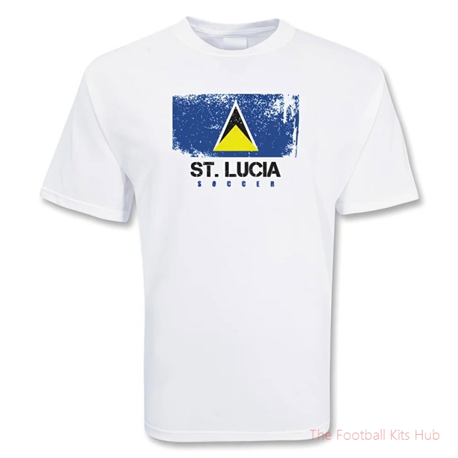 Men St. Lucia Soccer T-shirt