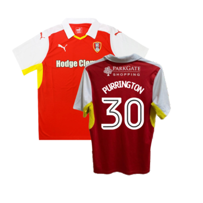 Premium Rotherham 2016-17 Home Shirt ((good) Xl) (purrington 30)