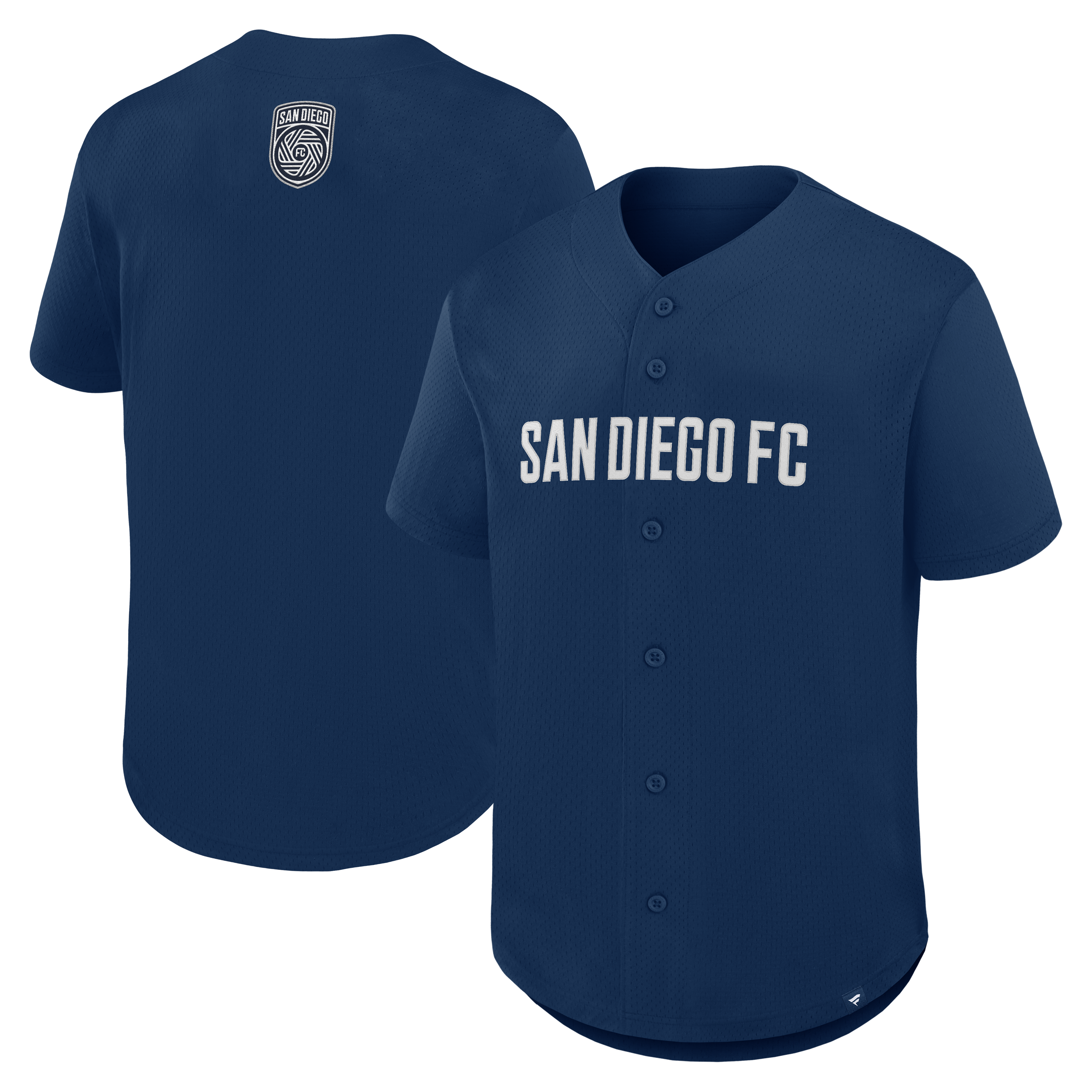 [SJH] San Diego FC Maximum Intensity Button-Up Jersey? - Navy