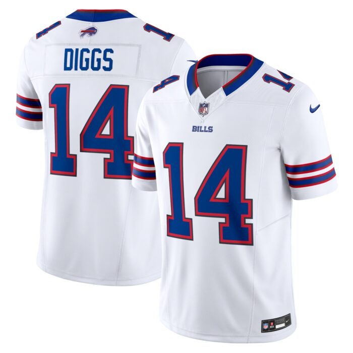 Men's Buffalo Bills Stefon Diggs Nike White Vapor F.U.S.E....