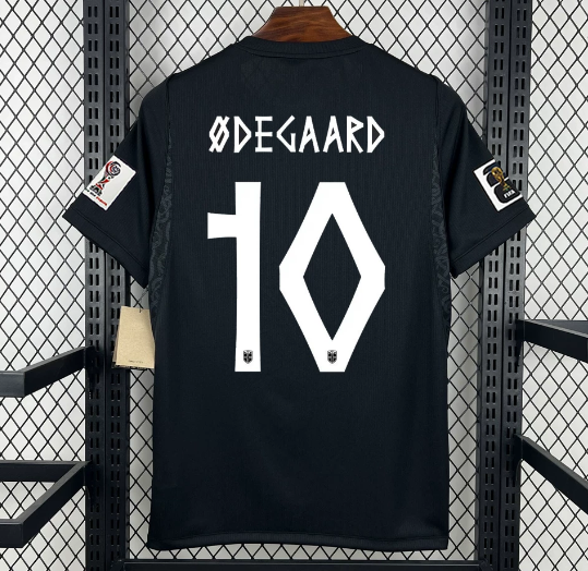 [HP] Norway Martin Ødegaard 10 Black Away Jersey Women 2026 World Cup