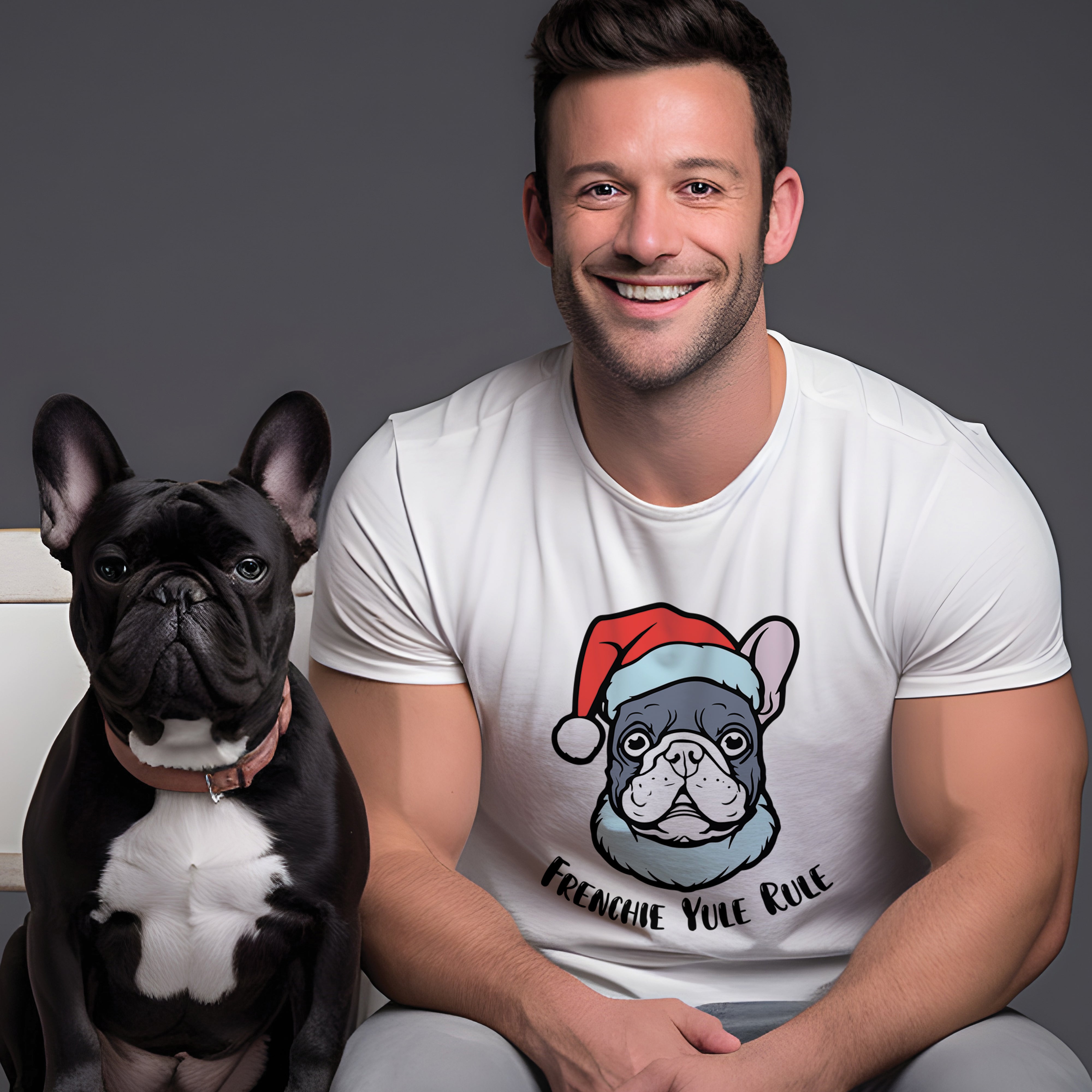 Yule Frenchie - Unisex T-Shirt