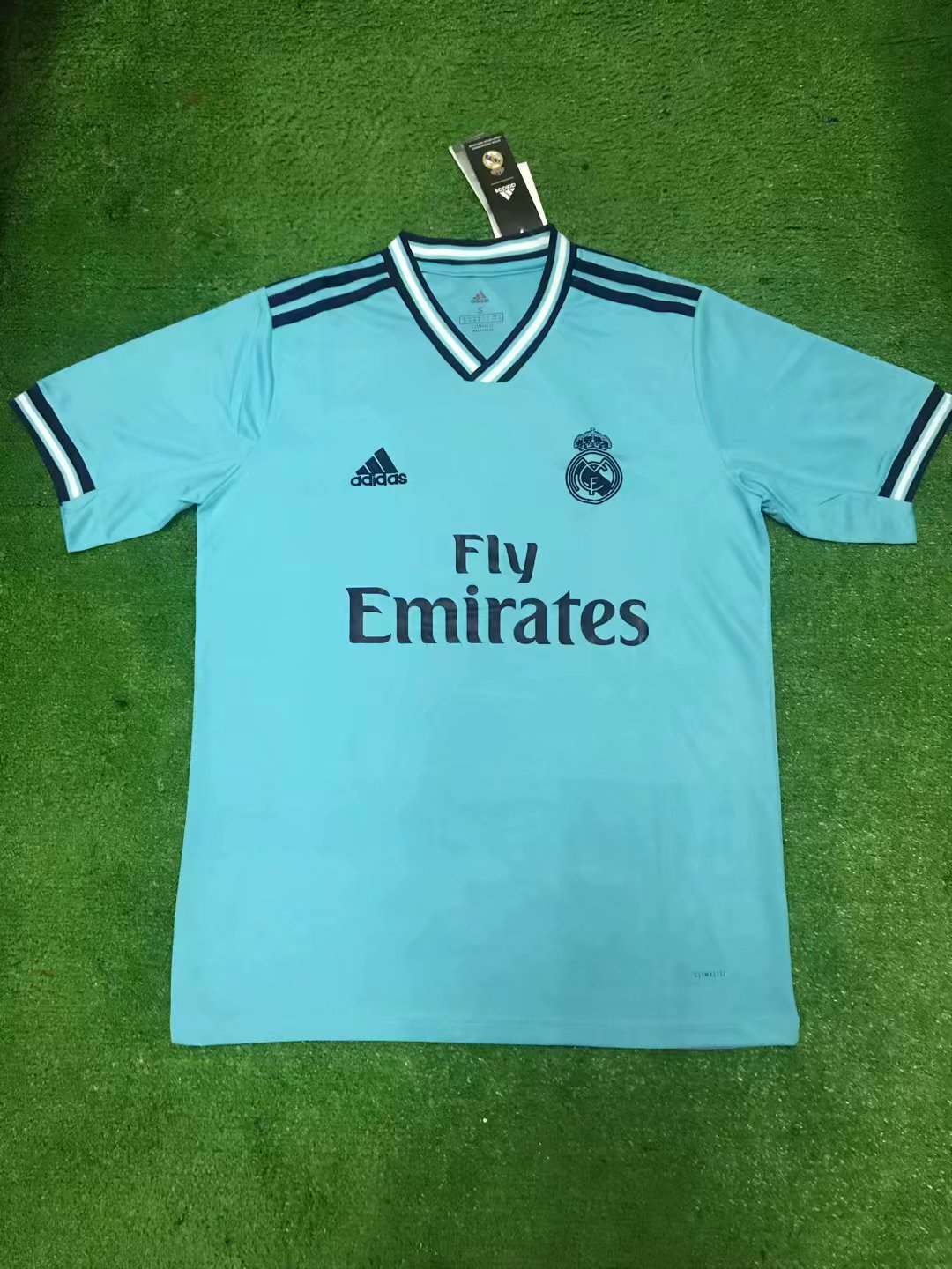 Comfort Fit Real Madrid Home 2019-20 Green Soccer Jersey Shirt