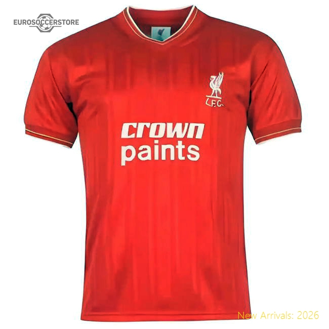 1986 Liverpool Home Crown Paints Shirt