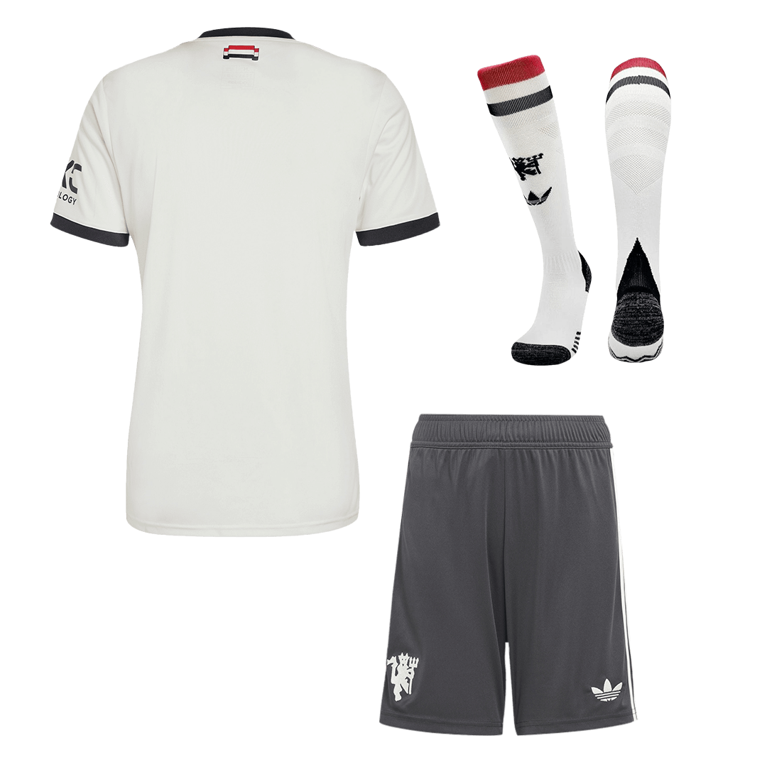 Manchester United Third Away Soccer Jersey Kit(Jersey+Shorts+Socks) 20