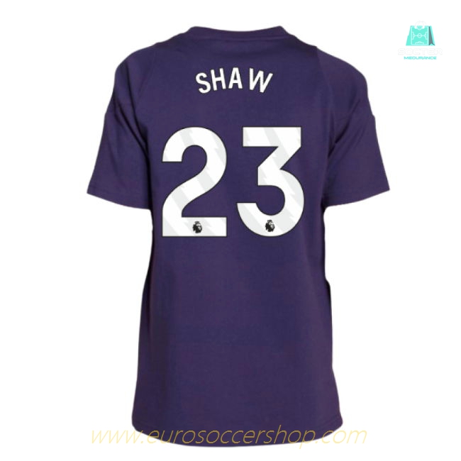 2025-2026 Man Utd Training Tee (Aurora Plum) - Kids (Shaw 23)