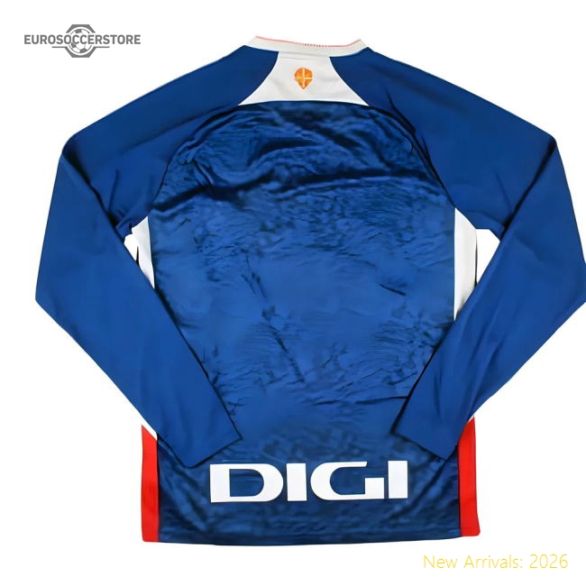 Premium-grade 2024-2025 Athletic Bilbao Long Sleeve Second Jersey