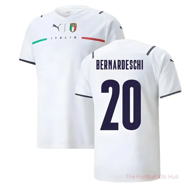 2021-2022 Italy Away Shirt (BERNARDESCHI 20)