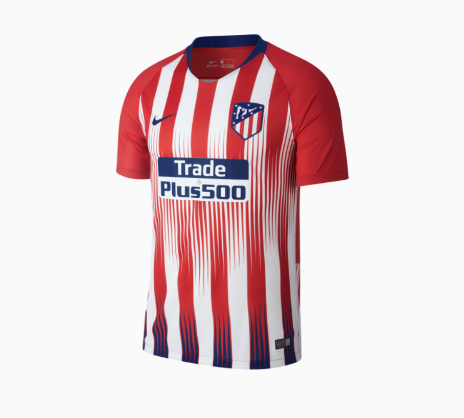 Officially Approved Men Atl Atletico Madrid Official Home Jersey 2018