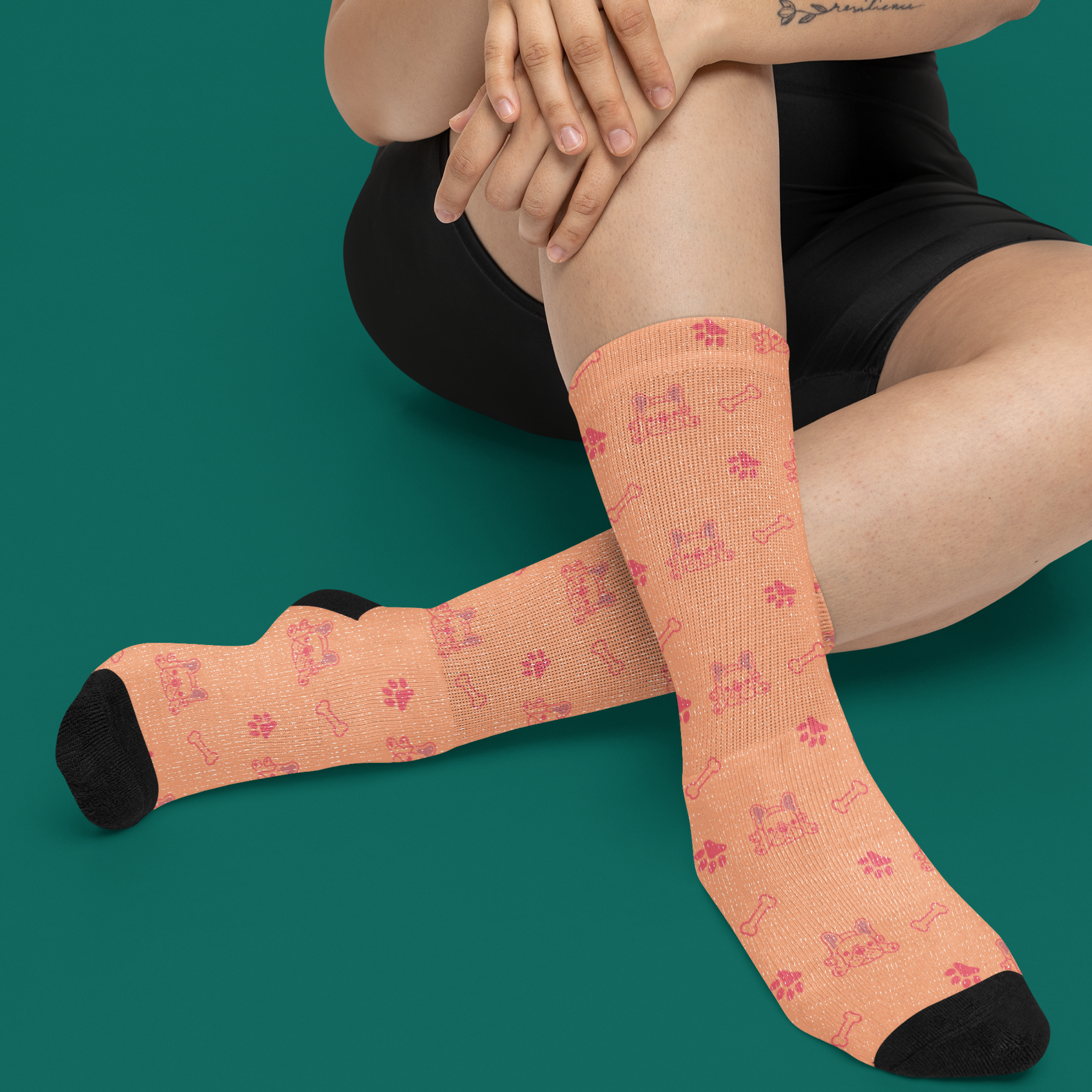 Durable Premium Frenchie-Fan Milo - Socks for Dog Owners