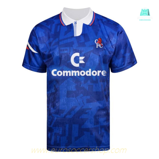 Score Draw Chelsea 1992 Retro Football Shirt (ZOLA 25)