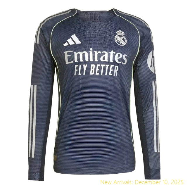 2025-2026 Real Madrid Away Shirt - Official Fan Gear (Mbappe 10)