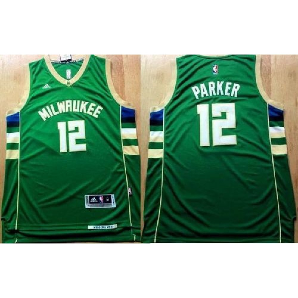 Performance Retro Men's MIL #12 Jabari Green Basketball Jersey