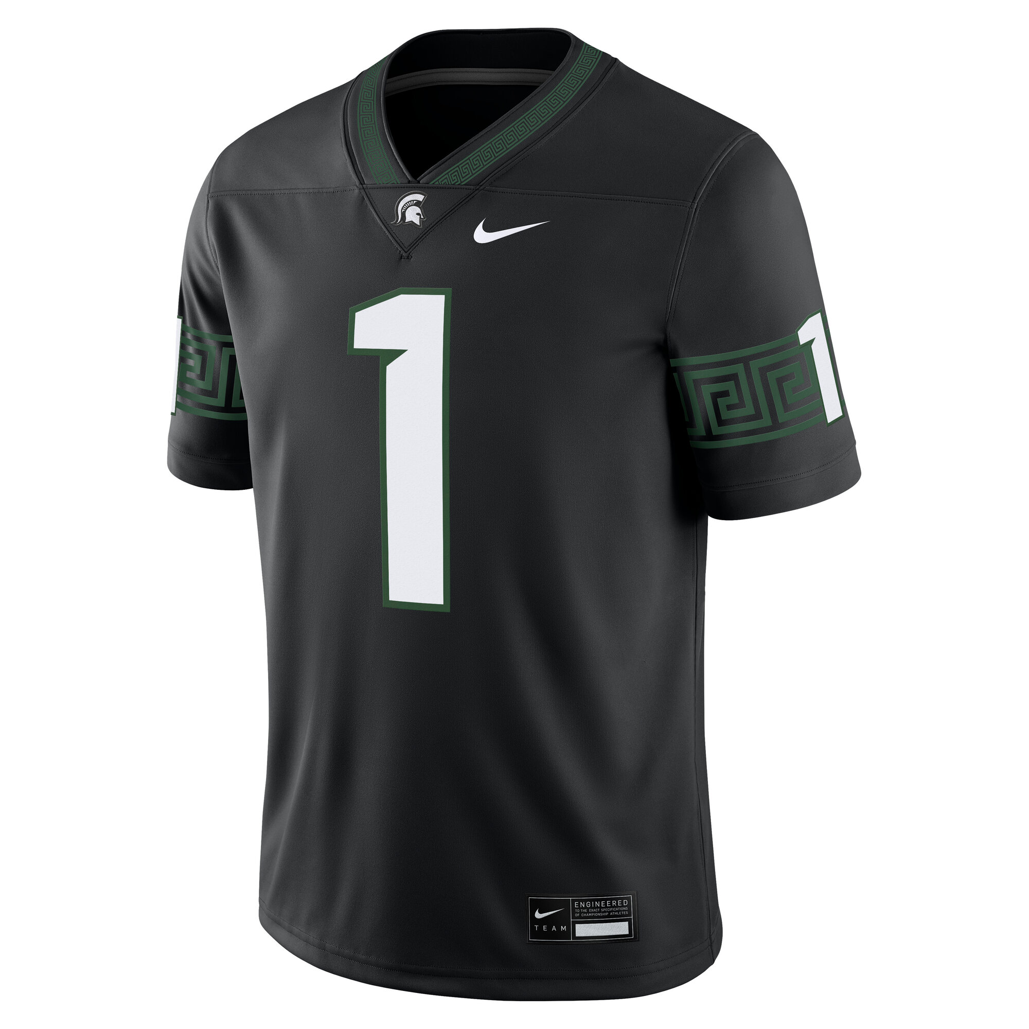 [DDG] Michigan State Spartans Alternate Game Jersey - Black