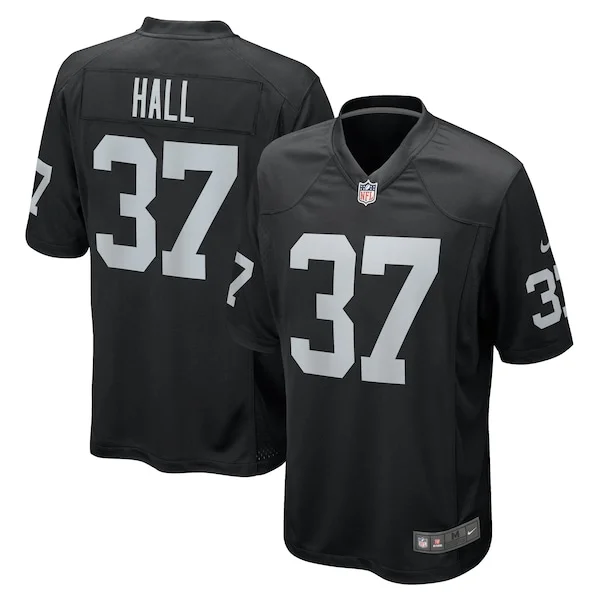 None Tyler Hall Game Jersey - Black | NFL Player Jersey | NFL Football