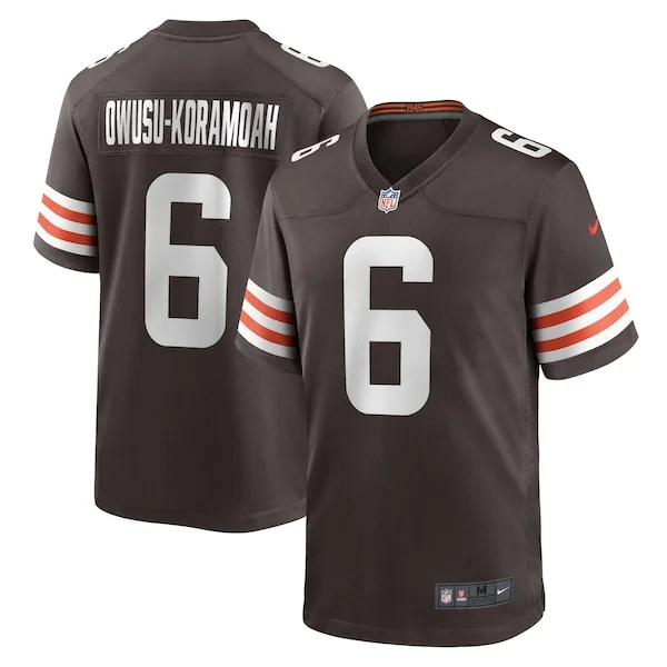 Performance None Game Jersey - Premium Brown NFL Fan Jersey | Game ...