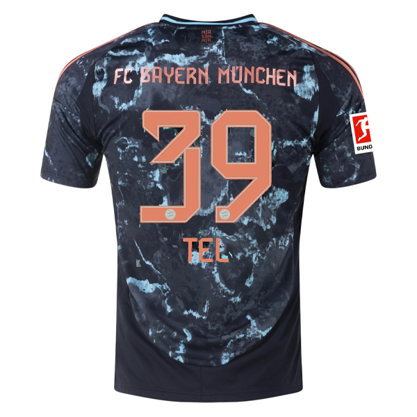 Bayern Munich Tel 2024-2025 Bun Away Jersey – Authentic Shirt