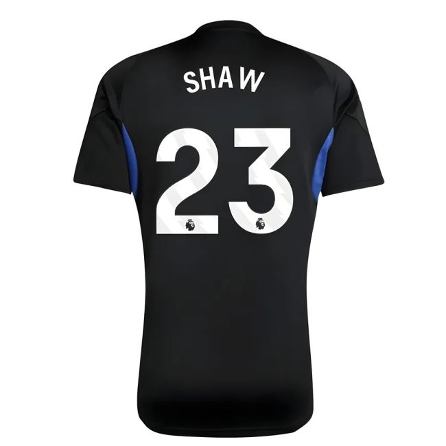 2025-2026 Man Utd EU Training Jersey (Black) - Kids (Shaw 23)