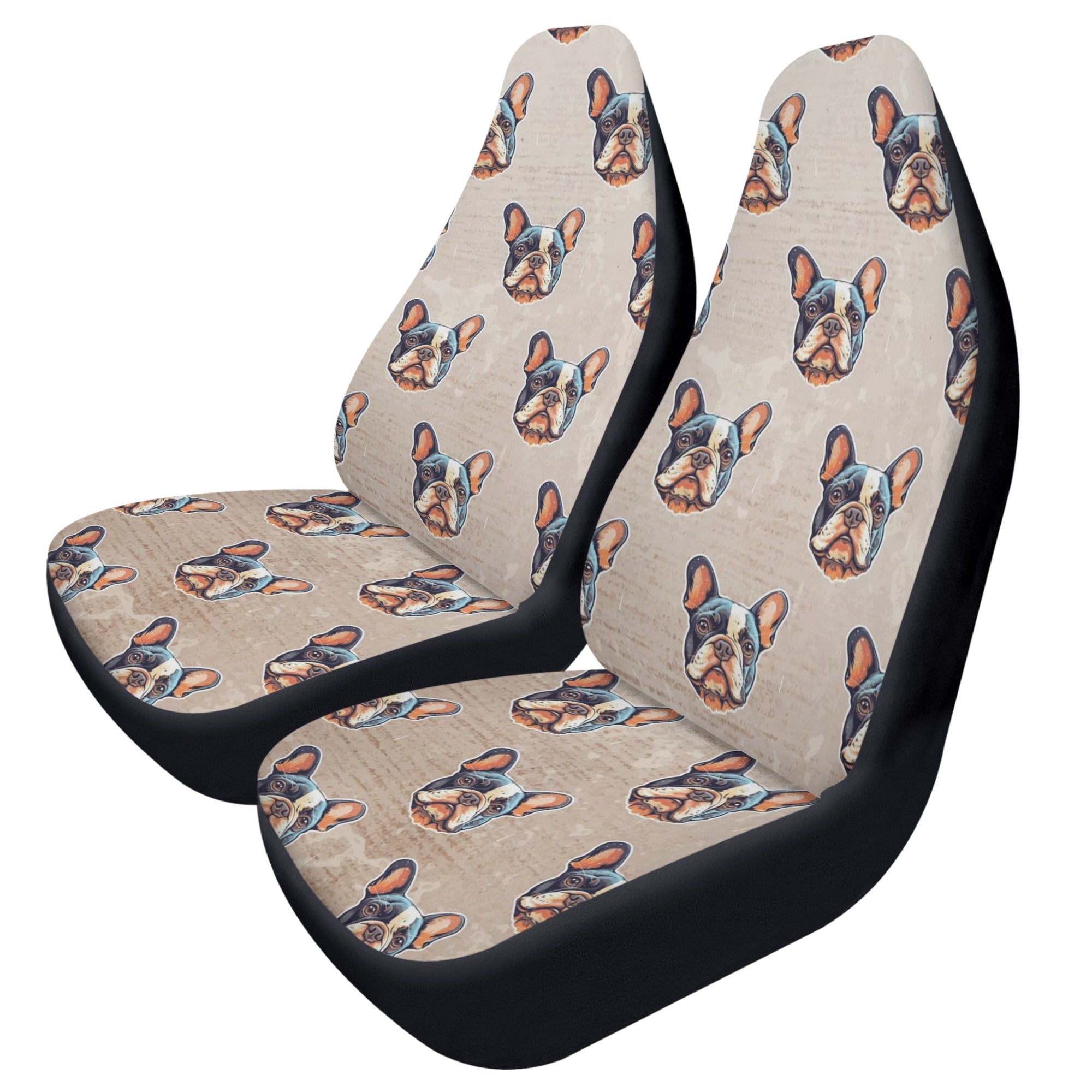French Bulldog Fiona Car Seat Covers (2 Pcs) Cute Frenchie Essential