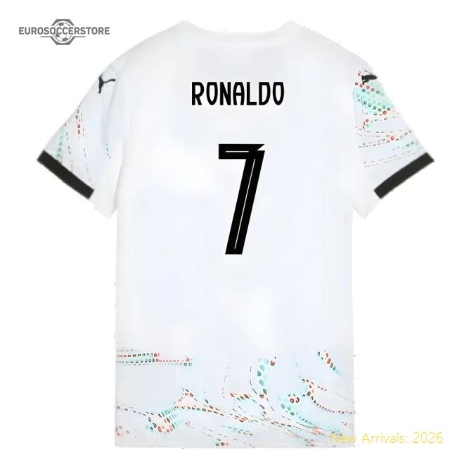 2025-2026 Portugal Away Football Shirt (womens) (ronaldo 7