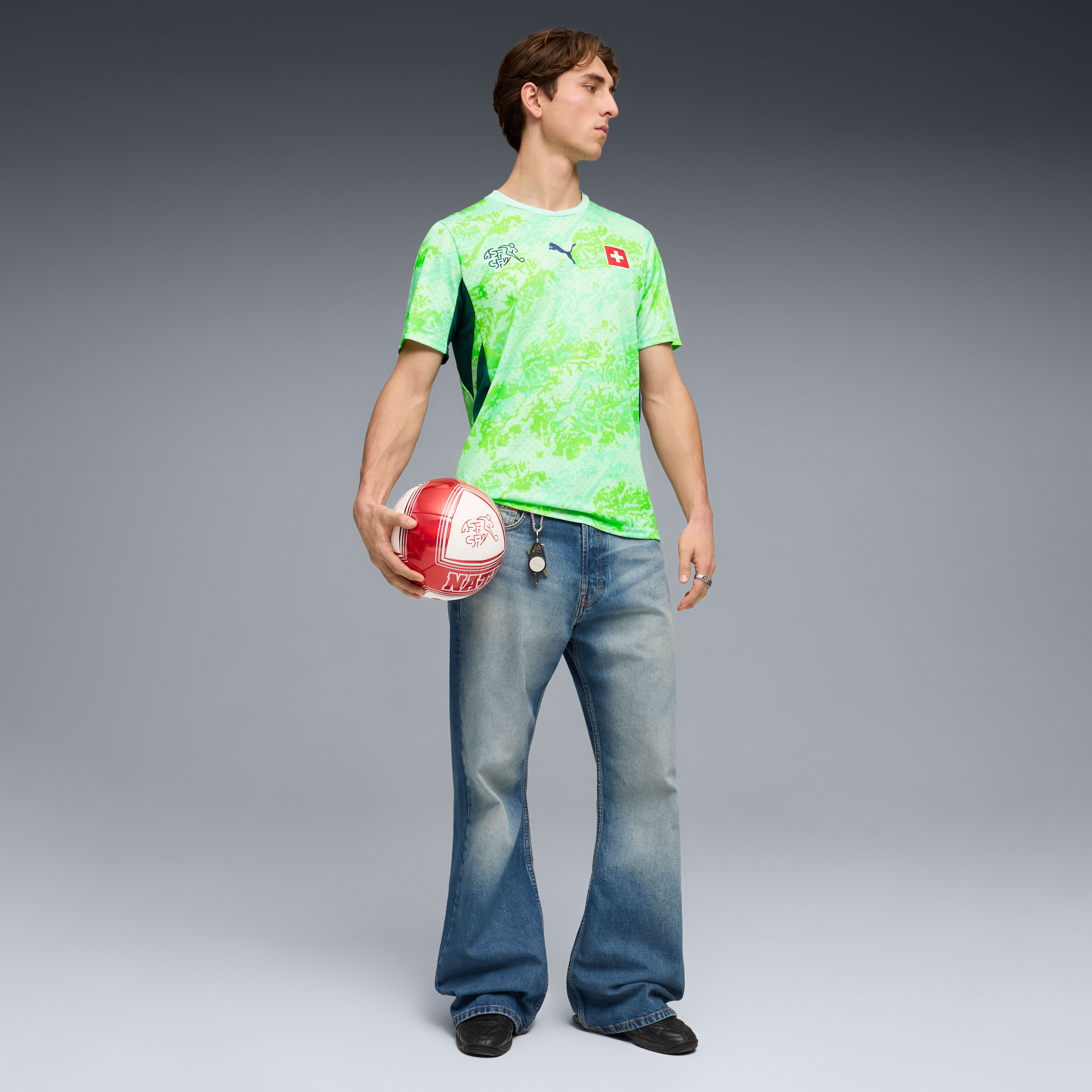 [ESK] Switzerland National Team 2026 Away Replica Jersey - Green