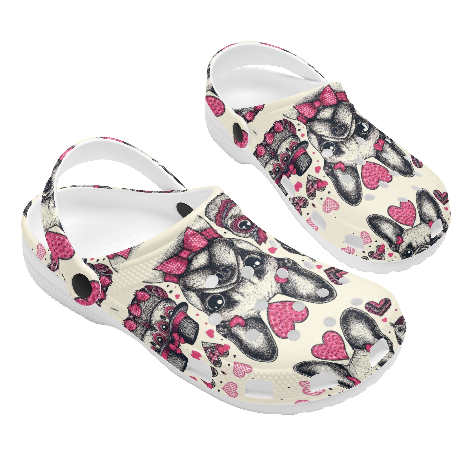 French Bulldog Kona Unisex Clogs Cute Frenchie Essential