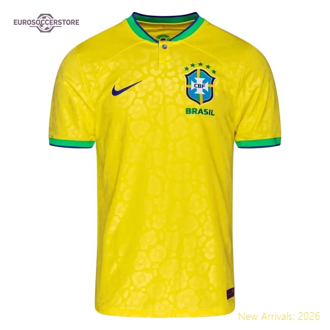 2022-2023 Brazil Little Boys Home Shirt (Ronaldinho 10)