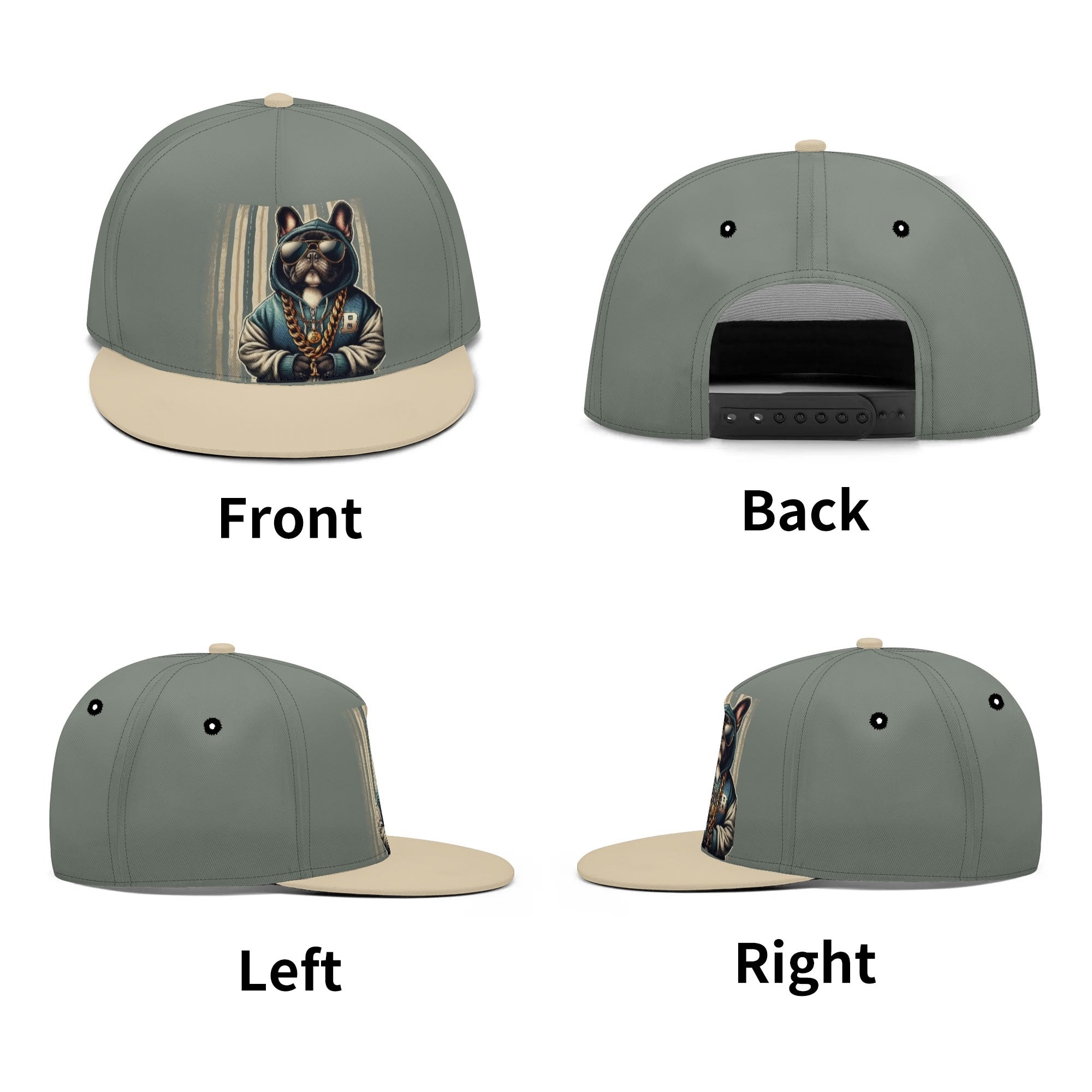 Minimal-Aesthetic Duke - Cap For Frenchie Lovers for Casual Outings