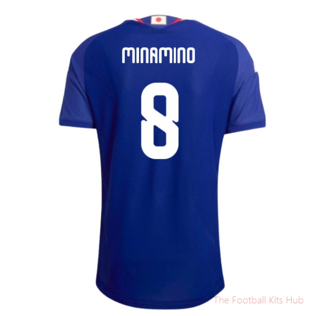 2026-2027 Japan Authentic Home Shirt (Minamino 8)