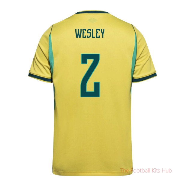 Breathable Replica Brazil 2026-2027 Home Shirt (Wesley 2)