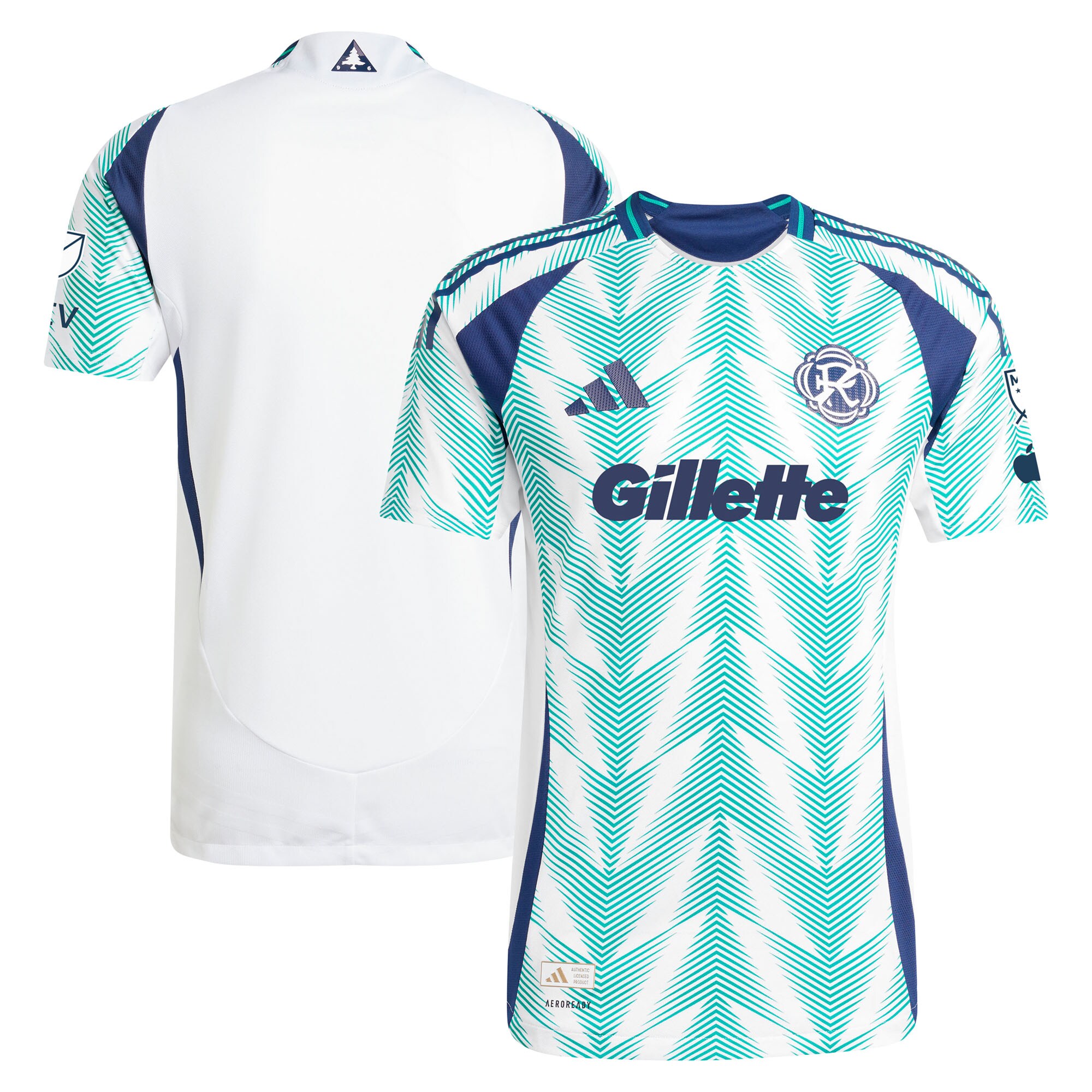 [JED] New England Revolution 2025 Eastern White Pine x Flag of New England Authentic Jersey - White