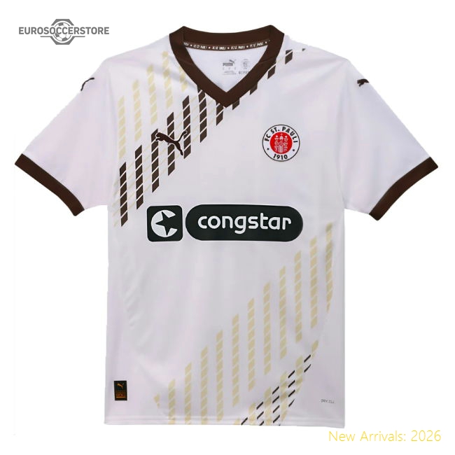 2024-2025 St Pauli Away Shirt - Premium Collection - Match Quality