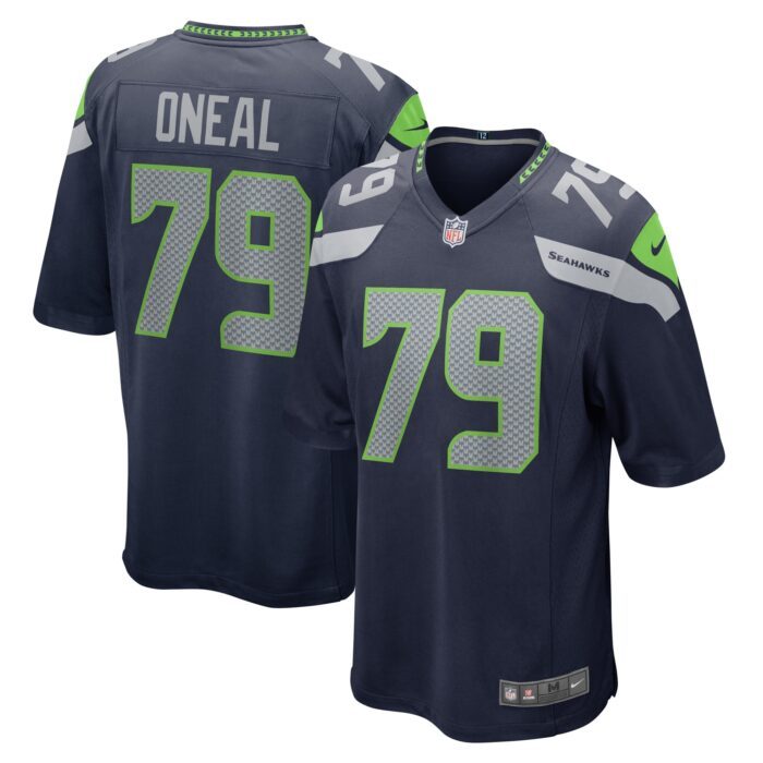 None Men's SEA Seahawks Great Value Authentic Jersey Game Day Wear