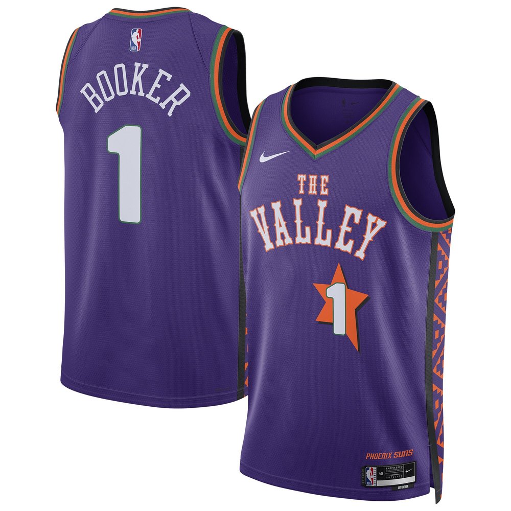 Phoenix Suns Devin Booker Purple Jersey City Edition - Basketball Fan Gear