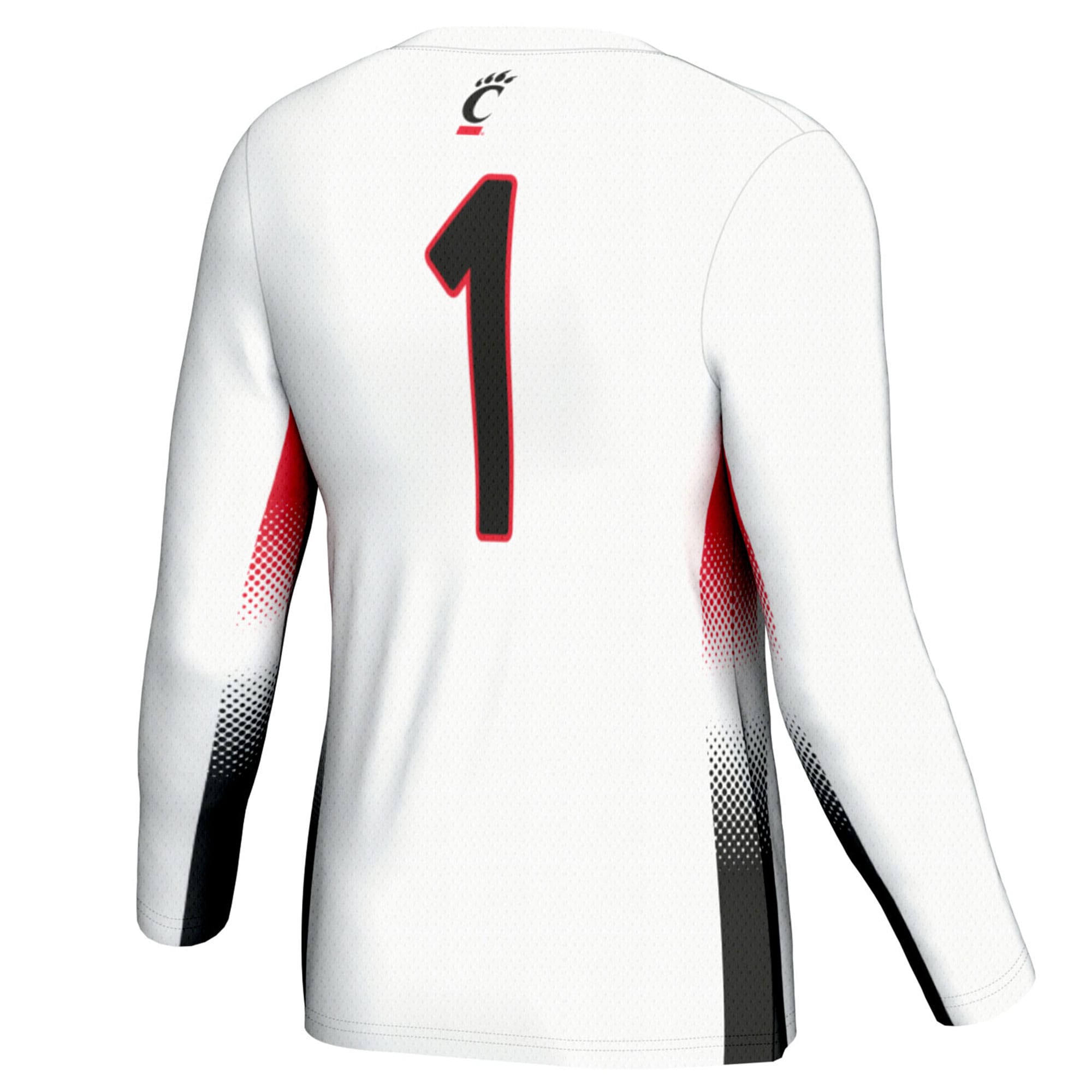 [NJP] Cincinnati Bearcats GameDay Greats Unisex Lightweight Women's Volleyball Fashion Jersey - White