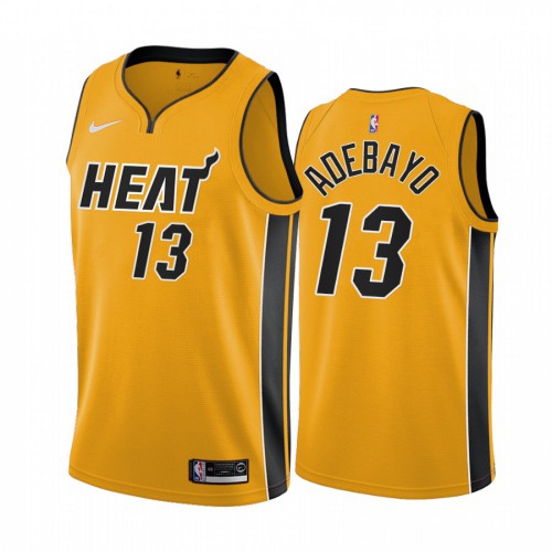 Heat Yellow Miami Heat #13 Jersey - Discounted NBA Fan Apparel