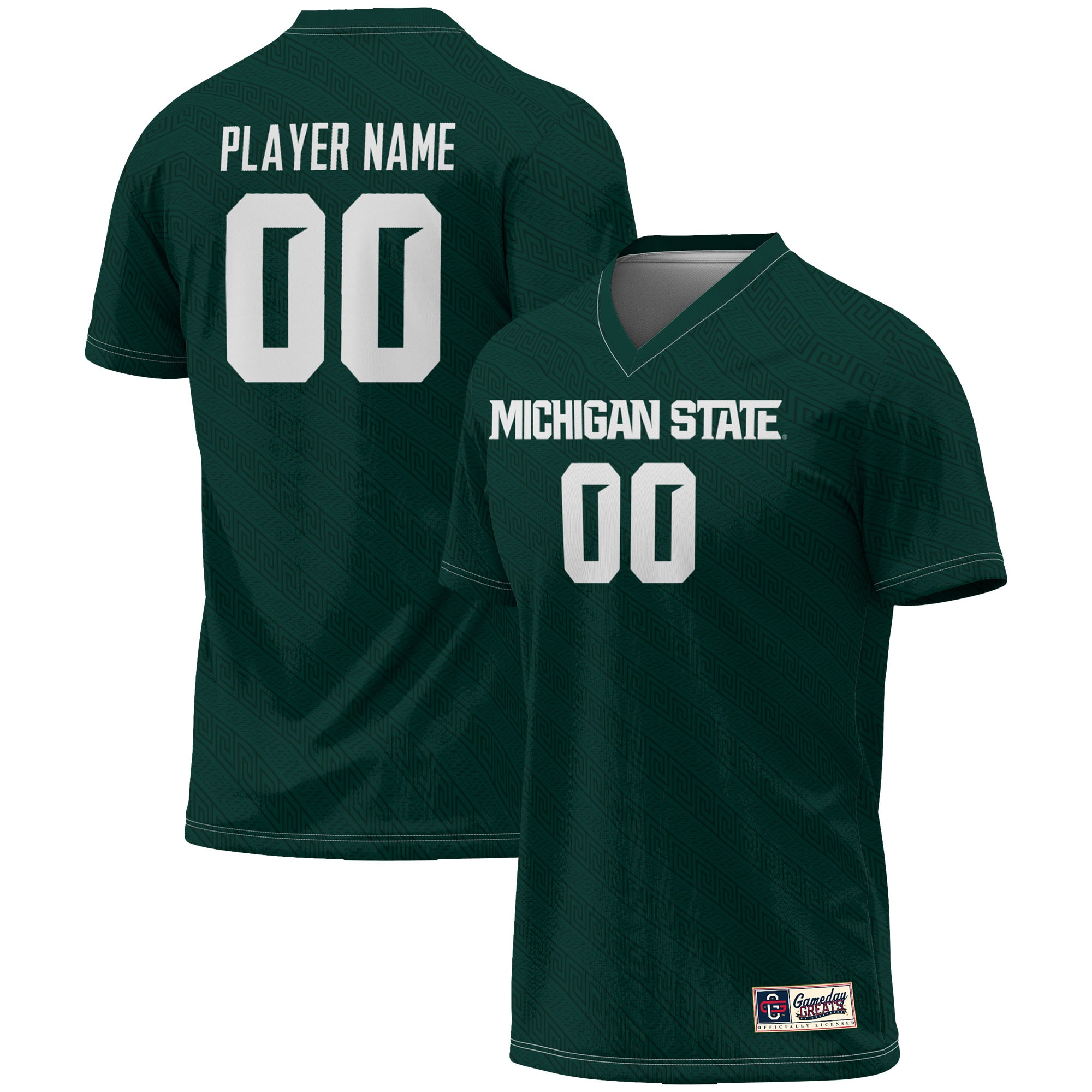 [SJH] Michigan State Spartans GameDay Greats Youth Lightweight NIL Pick-A-Player Women's Soccer Jersey - Green