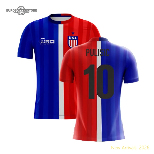 2025-2026 USA Airo Concept Away Shirt (Pulisic 10) - Kids