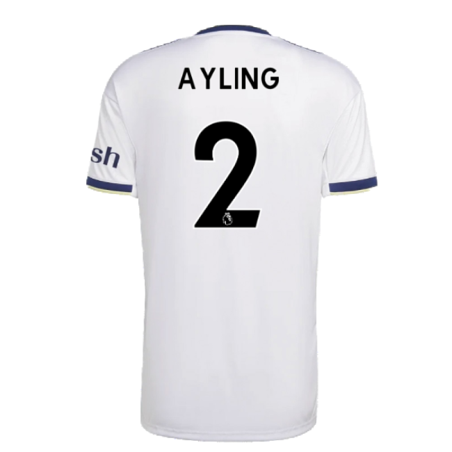 Durable Material Leeds Leeds United Home Shirt Ayling #2 Fresh Loo...