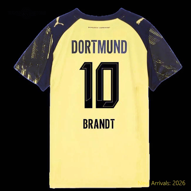 2025-2026 Borussia Dortmund Home Shirt (Kids) (Brandt 10)