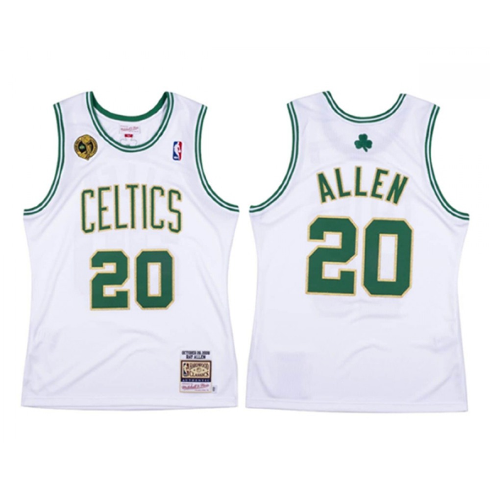 Classic Jersey Boston Celtics 20 White - - Game Day Essential
