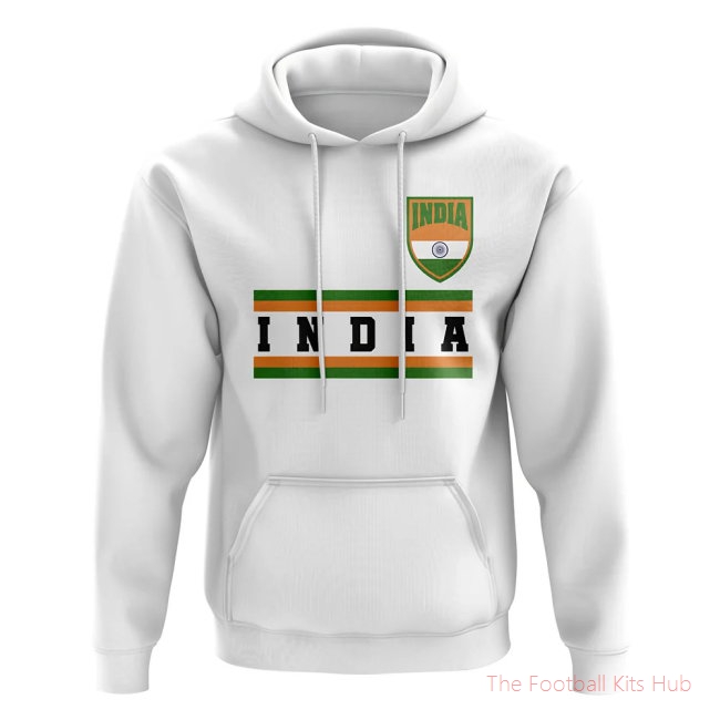 India Core Football Country Hoody (White)