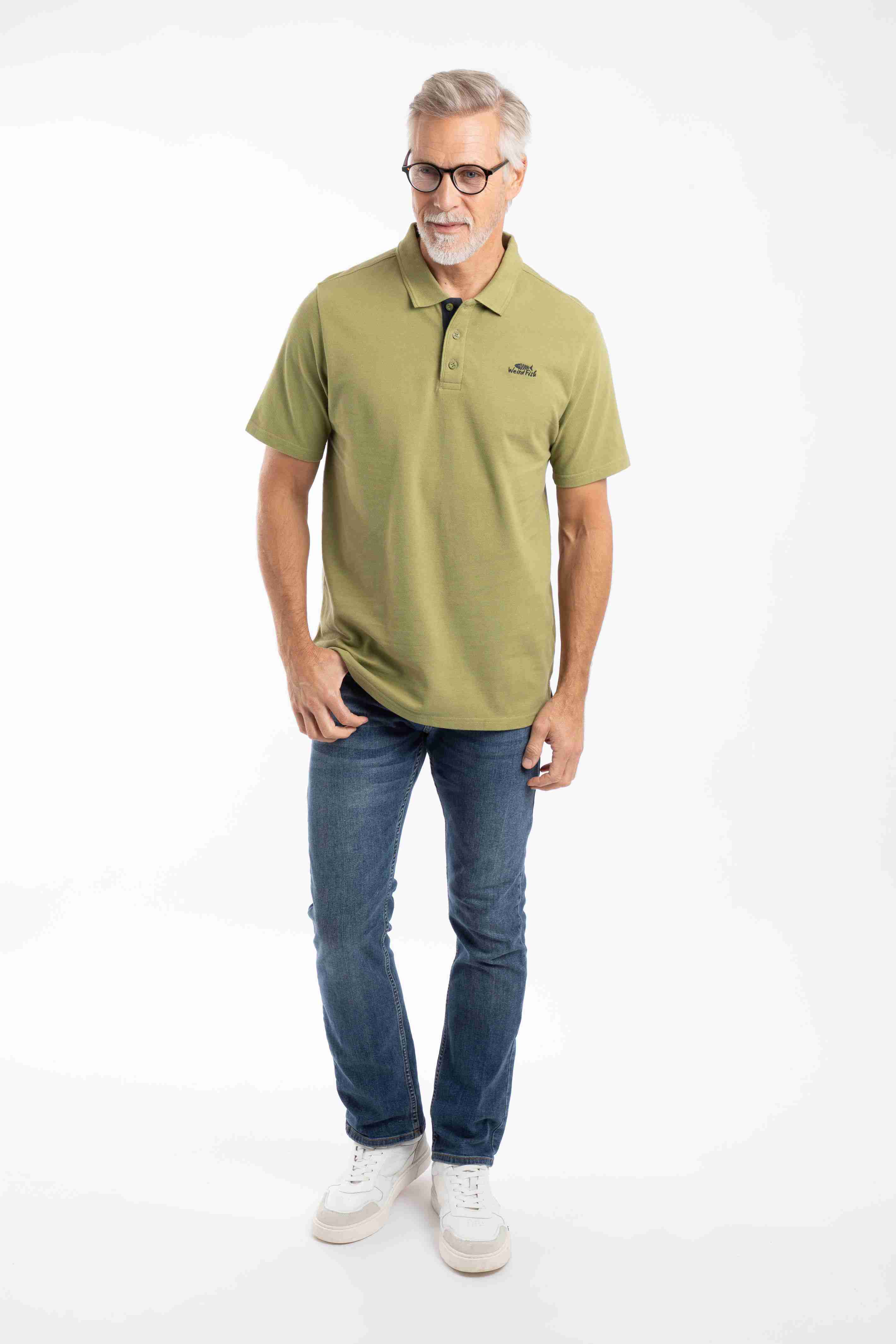 Miles Pique Polo Shirt WashedOak