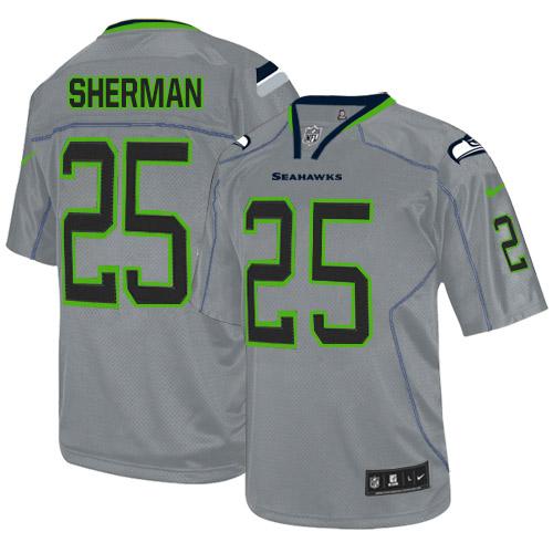 Authentic NFL W S S Seahawks #25 Richard Sherman Team Color Lights ...